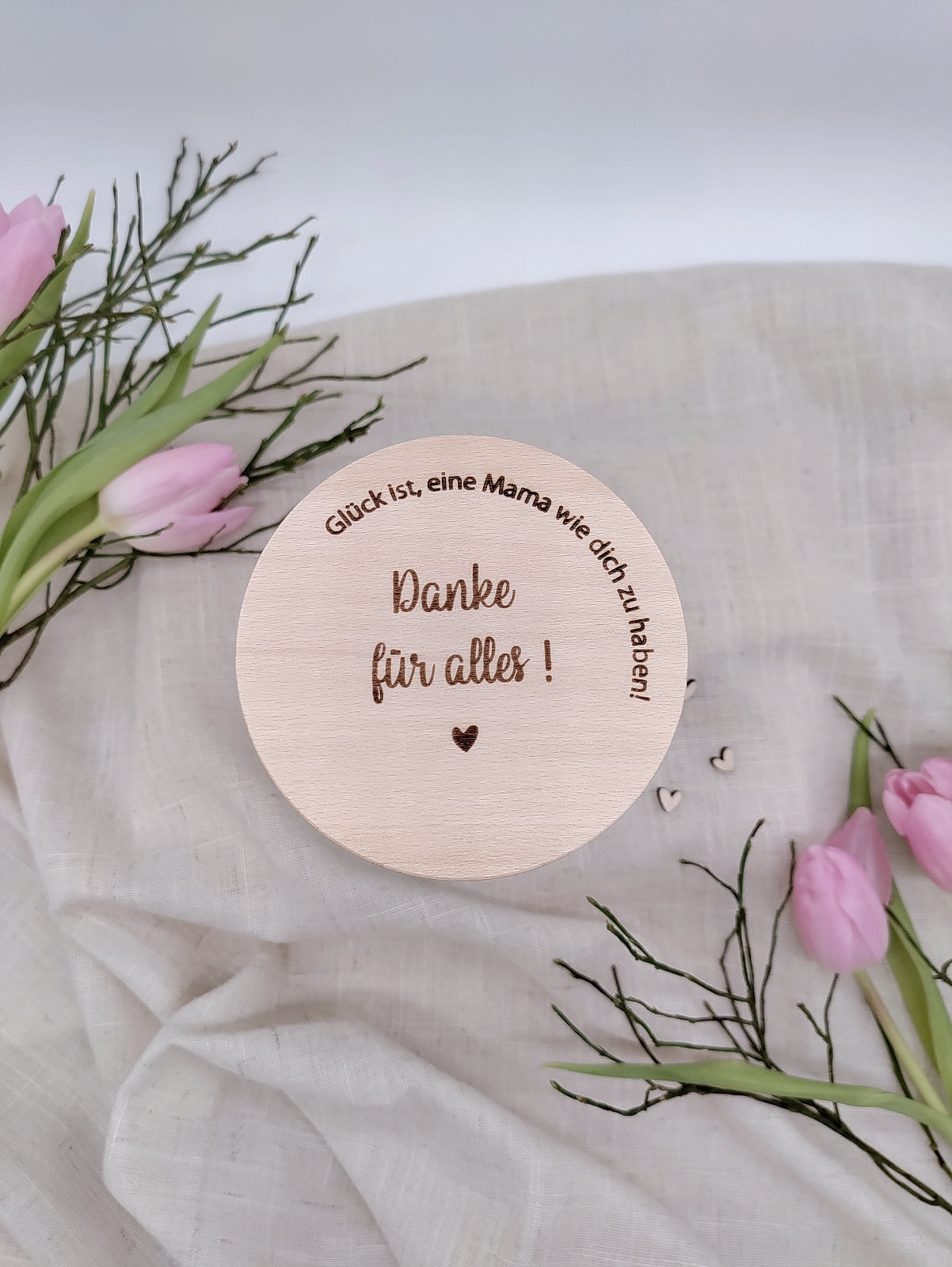 Glück ist, eine Mama wie dich zu haben! Vorratsglas für den Muttertag