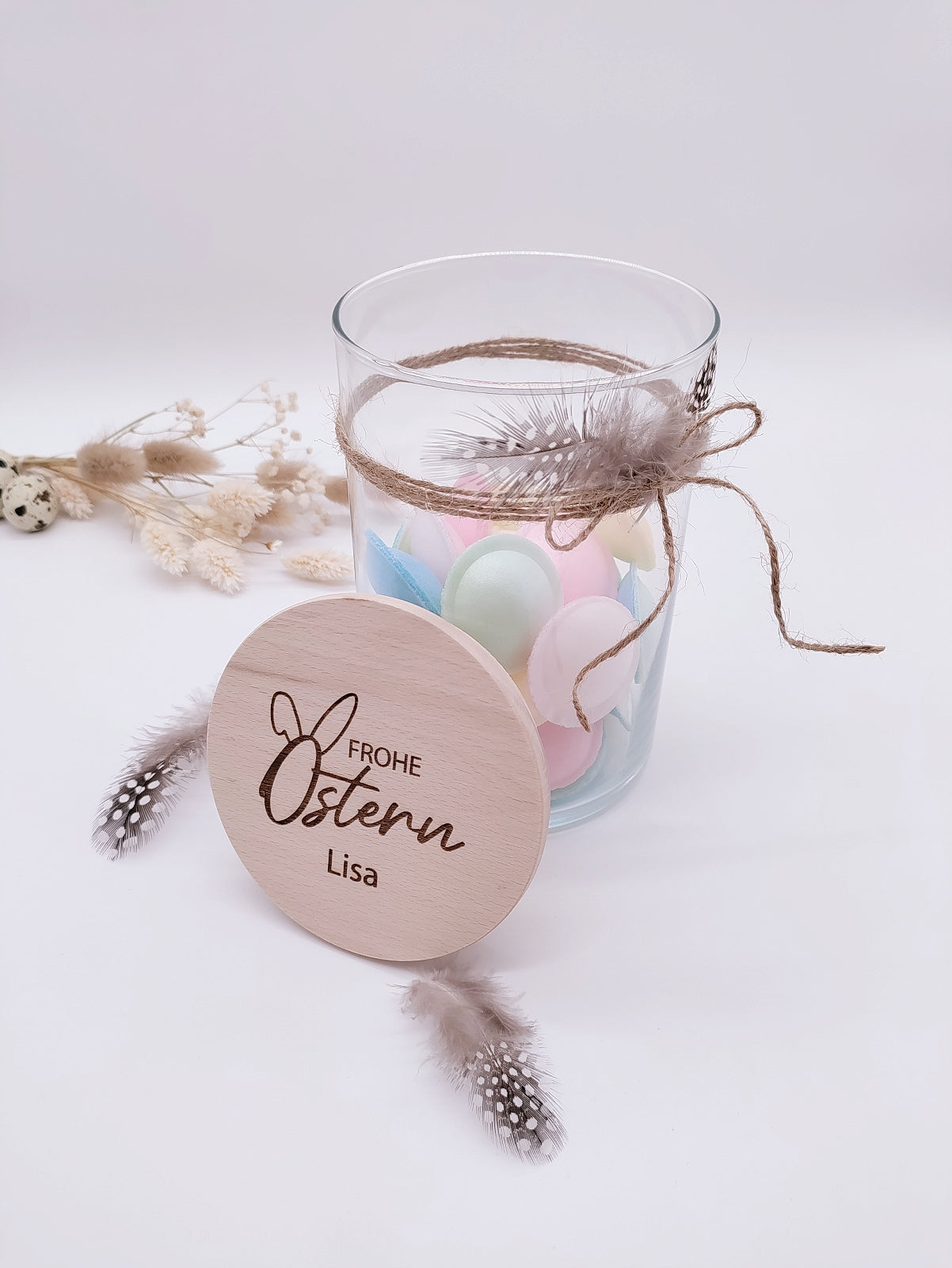 Vorratsglas für Ostern, Osternest mal anders
