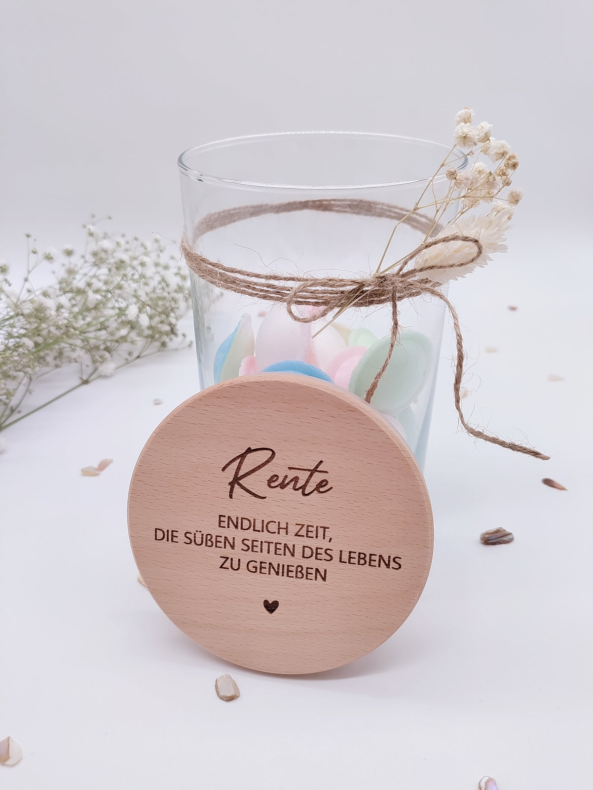 Rente endlich Zeit, die süßen Seiten des Lebens zu genießen. Geschenk zum Ruhestand