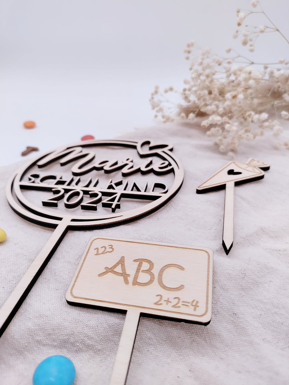 Cake Topper Schulkind Set - einschulung 2025