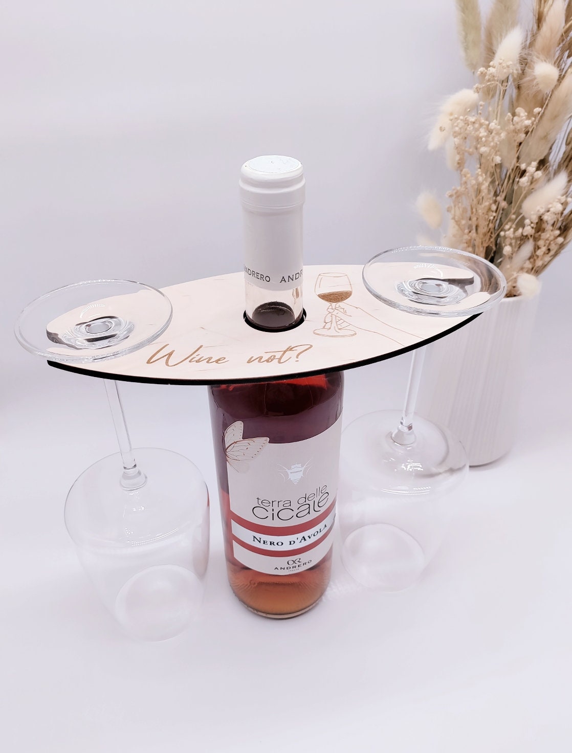 Weinhalter Wine not? aus Holz