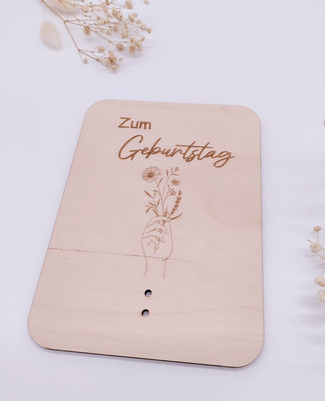 Gutscheinkarte zum Geburtstag