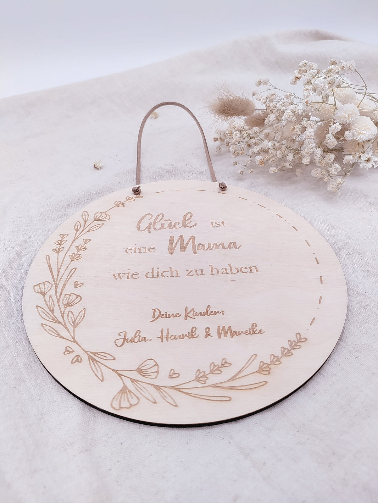 Muttertags Schild aus Holz