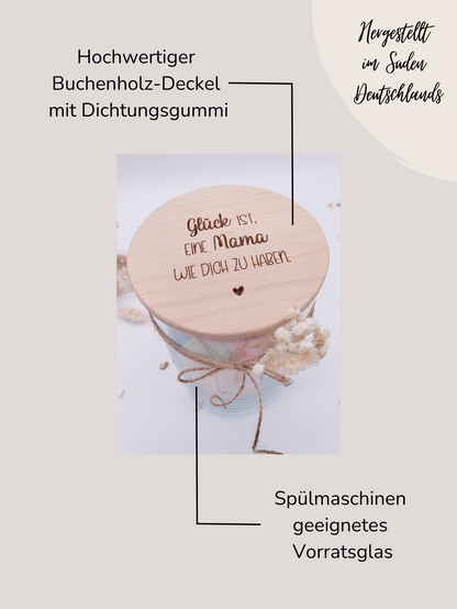 Glück ist eine Mama wie dich zu haben. Praktisches Muttertag Geschenk, bestes Muttertagsgeschenk