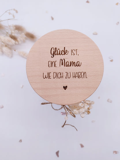 Glück ist eine Mama wie dich zu haben. Praktisches Muttertag Geschenk, bestes Muttertagsgeschenk