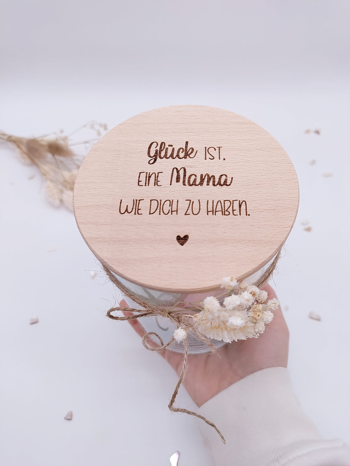 Glück ist eine Mama wie dich zu haben. Praktisches Muttertag Geschenk, bestes Muttertagsgeschenk