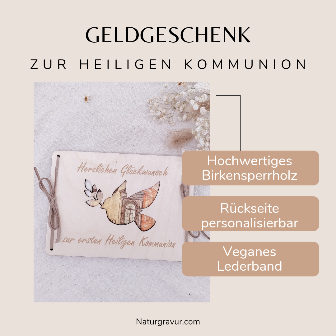 Geldgeschenk zur ersten heiligen Kommunion