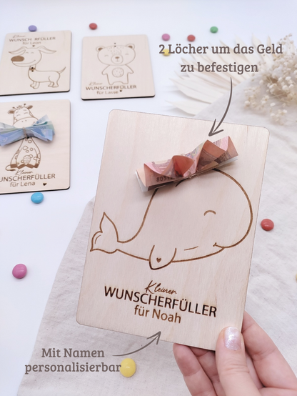 Geldhalter Geld hübsch verpackt für Kinder