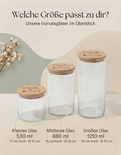 Hochzeitsgeschenk für das Brautpaar mit Namen und Datum auf graviertem Holzdeckel