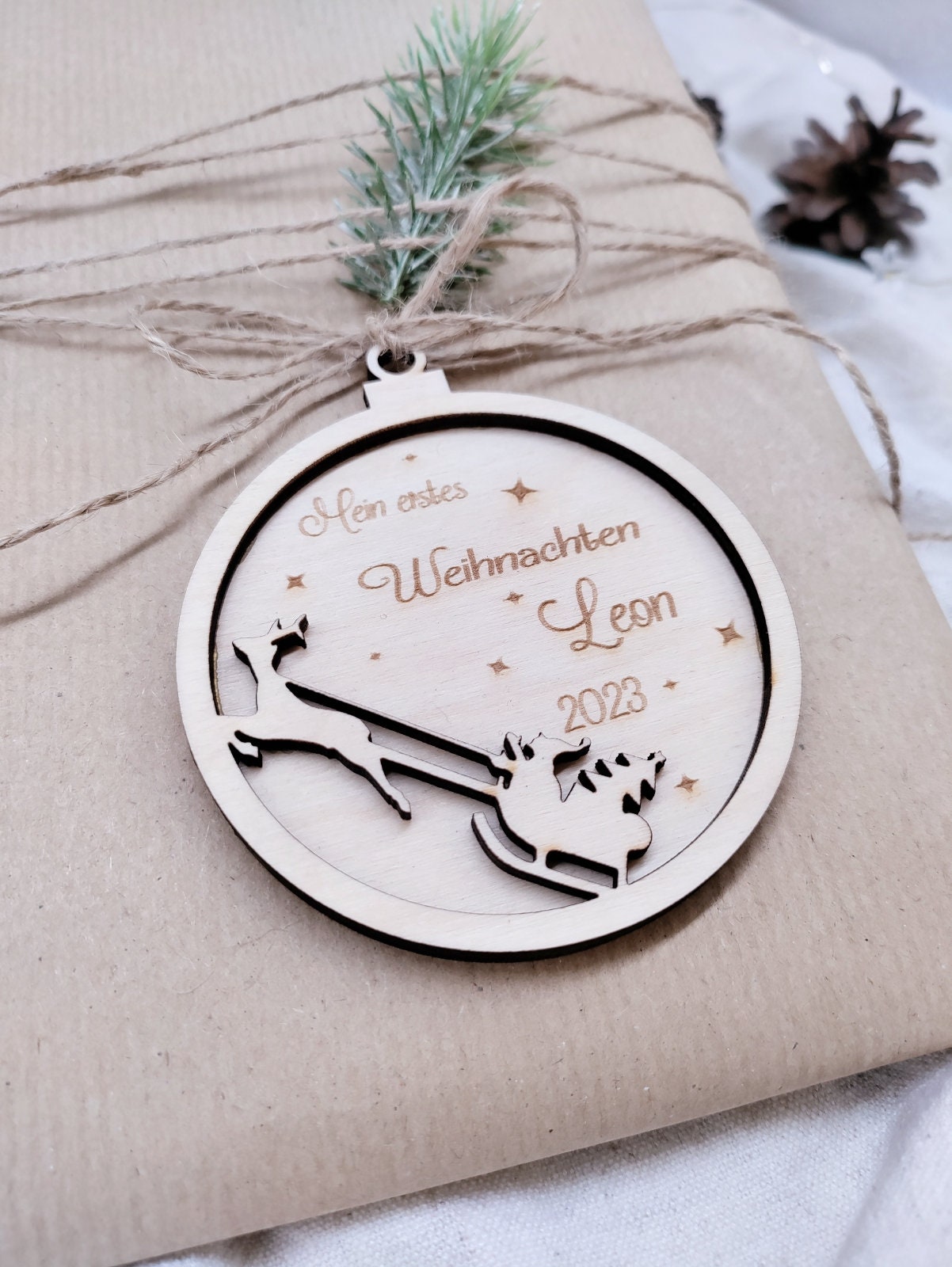 Christbaumanhänger Mein erstes Weihnachten